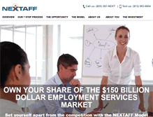 Tablet Screenshot of nextaff-franchise.com